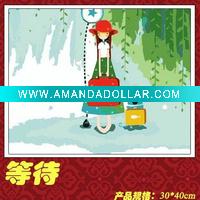 Wholesale DIY paint by Numbers ,Canvas Painting