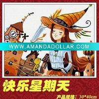 Wholesale DIY paint by Numbers ,Canvas Painting