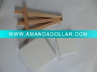 stretched canvas with easels set