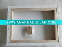 stretched painting canvas