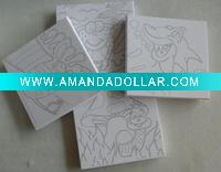 stretched painting canvas