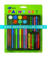 Wholesale 31pc Paint Set W/Brush - A07693