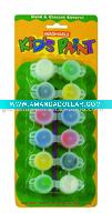 Wholesale 12pc Washable Kid's Paint Set W/Brush - A07678
