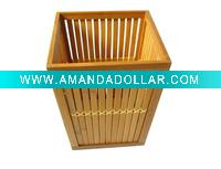 Wholesale Bamboo waste basket