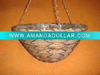 Wholesale Banana Leaf Rope Hanging Basket