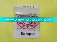 adhesive hologram sticker