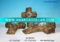 Bevelled Cross Moss Basket