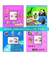 Wholesale SELF ADHESIVE SHEET SCREW BOUND BABY ALBUM-9879WKG