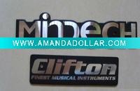 Wholesale adhesive metal nameplate for vehicle