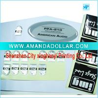 Wholesale Thick adhesive plastic nameplate
