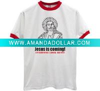 Round-neck t-shirt,easy care men's t shirt