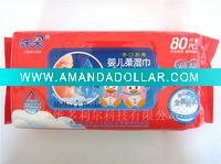 Wholesale China spunlace non-woven fabric baby wet wipes
