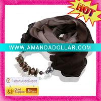 Wholesale Elegant fabric scarf OFN-385C