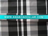 Wholesale 100% poly memory yarn dyed check fabric