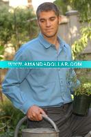 Wholesale Men's Twill Work Shirt