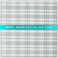 PU coated plaid memory fabric