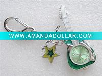 Wholesale fashion watch key chain guitar key chain watch key chain