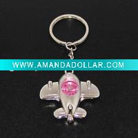 Wholesale 2011 Airplane Watch Key Chain