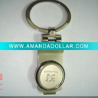 Wholesale Metal watch shape beautiful Key chain/key ring