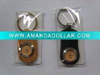 Wholesale Wooden Key Chain with Watch