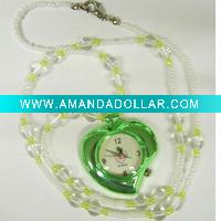 Wholesale Fashion Necklace Pocket Jewelry Key Chain Watch