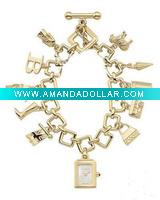 Wholesale fashion bracelet chain with watch