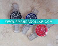 Wholesale plastic chain watch (HW-3001B)