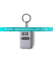 Key chain talking alarm watch