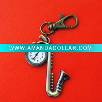 Wholesale new design keychain & chaining watch