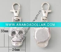 Wholesale alloy key charms,with watch