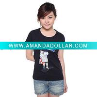 Wholesale Womens t shirt ,short sleeve,o neck