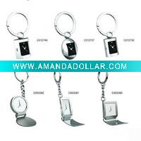 Wholesale Fashion zinc alloy watch keychain,watch key ring,metal key chais,