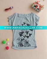Wholesale Very popular and beautiful women t-shirt