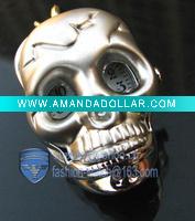 Skull face pocket watch