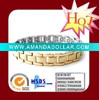 Wholesale Gold Magnetic Titanium Watch Bracelet
