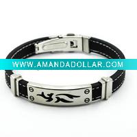 Wholesale 2010 Mens Leather Watch Bracelet