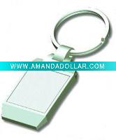 Wholesale customized metal keychain with watch