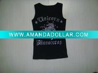 Wholesale rhinestone fashion women T-shirts