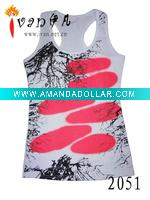 Wholesale 2011 Newest Design 100% Cotton Fashion Women t-shirts Plain White