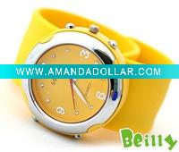 High quality silicone slap watch