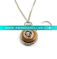 Wholesale Fashion Pocket Watch In Oil Dripping Cap With Shiny Crystal _D00381o