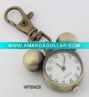 Wholesale Watch key chain, alarm colock