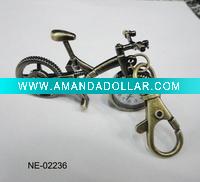 Wholesale Classic style motorcycle shape key chain watchs