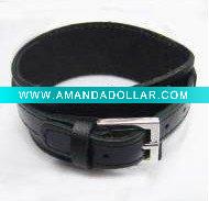 Wholesale Watch Chain Leather Bracelet