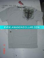 white cotton print t-shirt