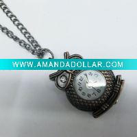 owl necklace watch