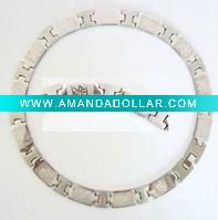 stainless steel necklace-watch belt shape