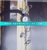Wholesale fashion bracelet chain with watch
