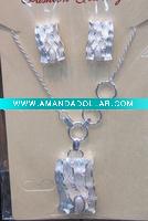 Wholesale Fashion cheap alloy rhinestone full set jewelery
