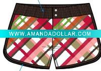 Wholesale Short,Lady's Short,Lady's beach short, ladys swim wear